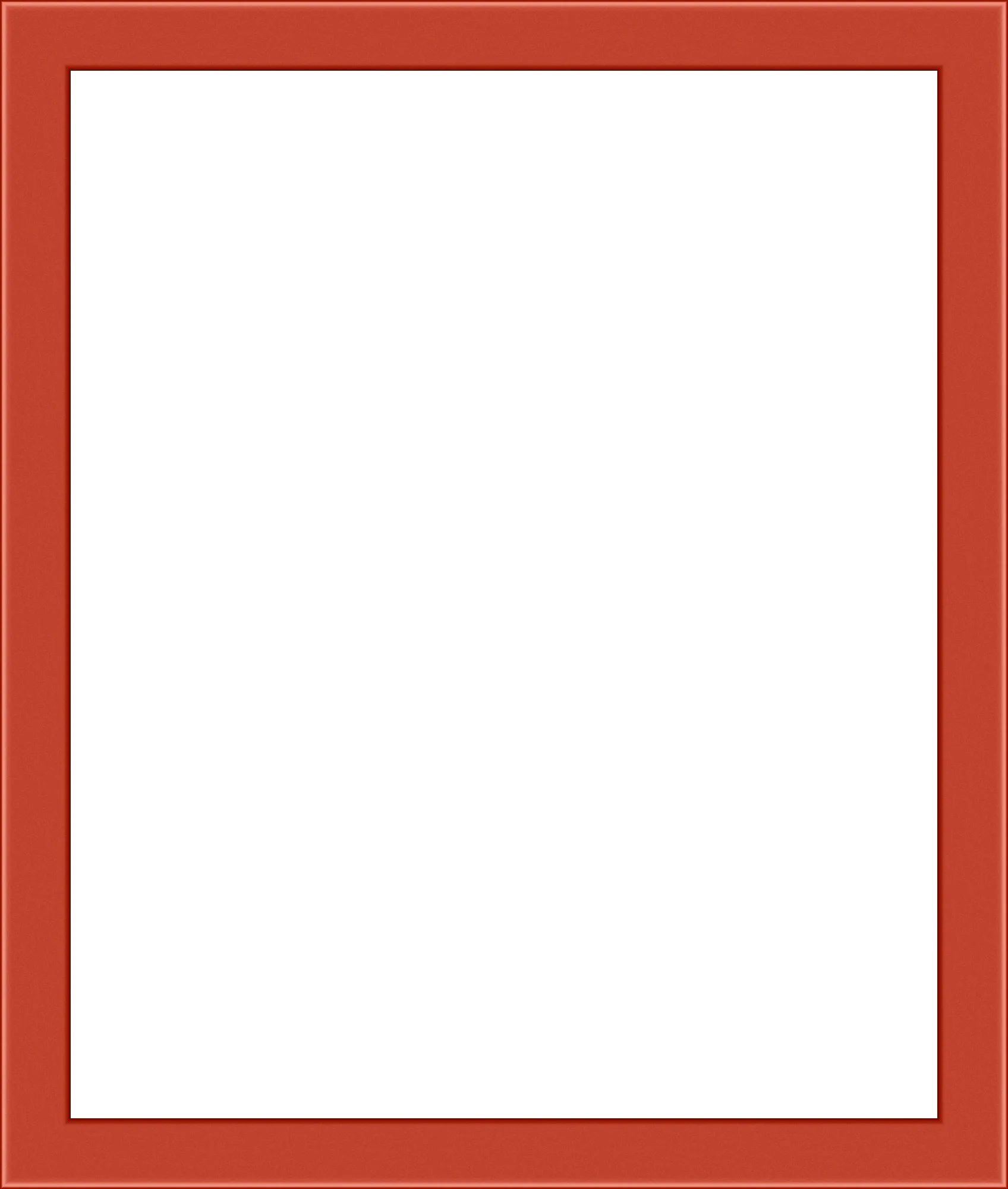 Hackney Frame in Dark Red