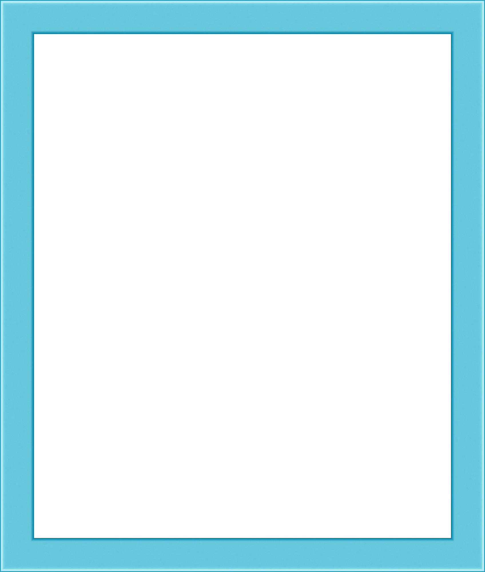 Hackney Frame in Sky Blue
