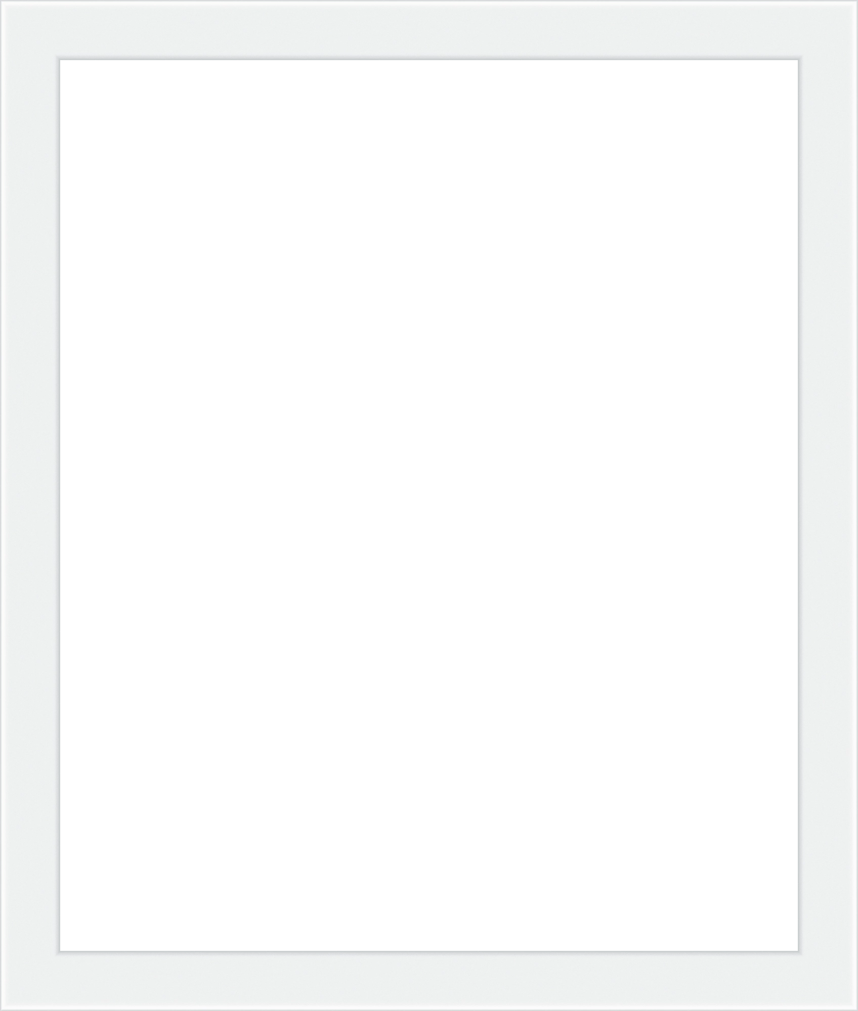 Hackney Frame in White