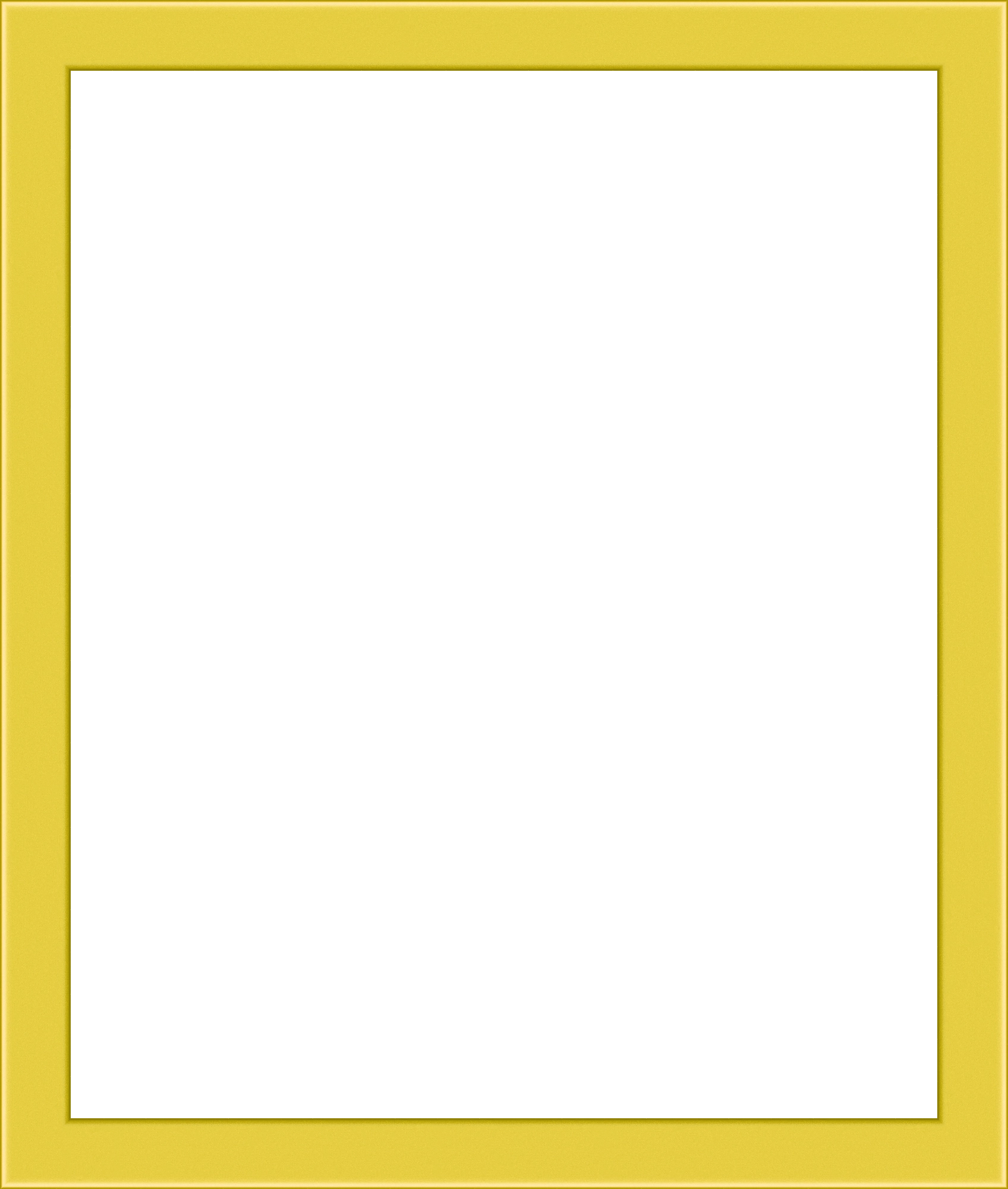 Hackney Frame in Yellow