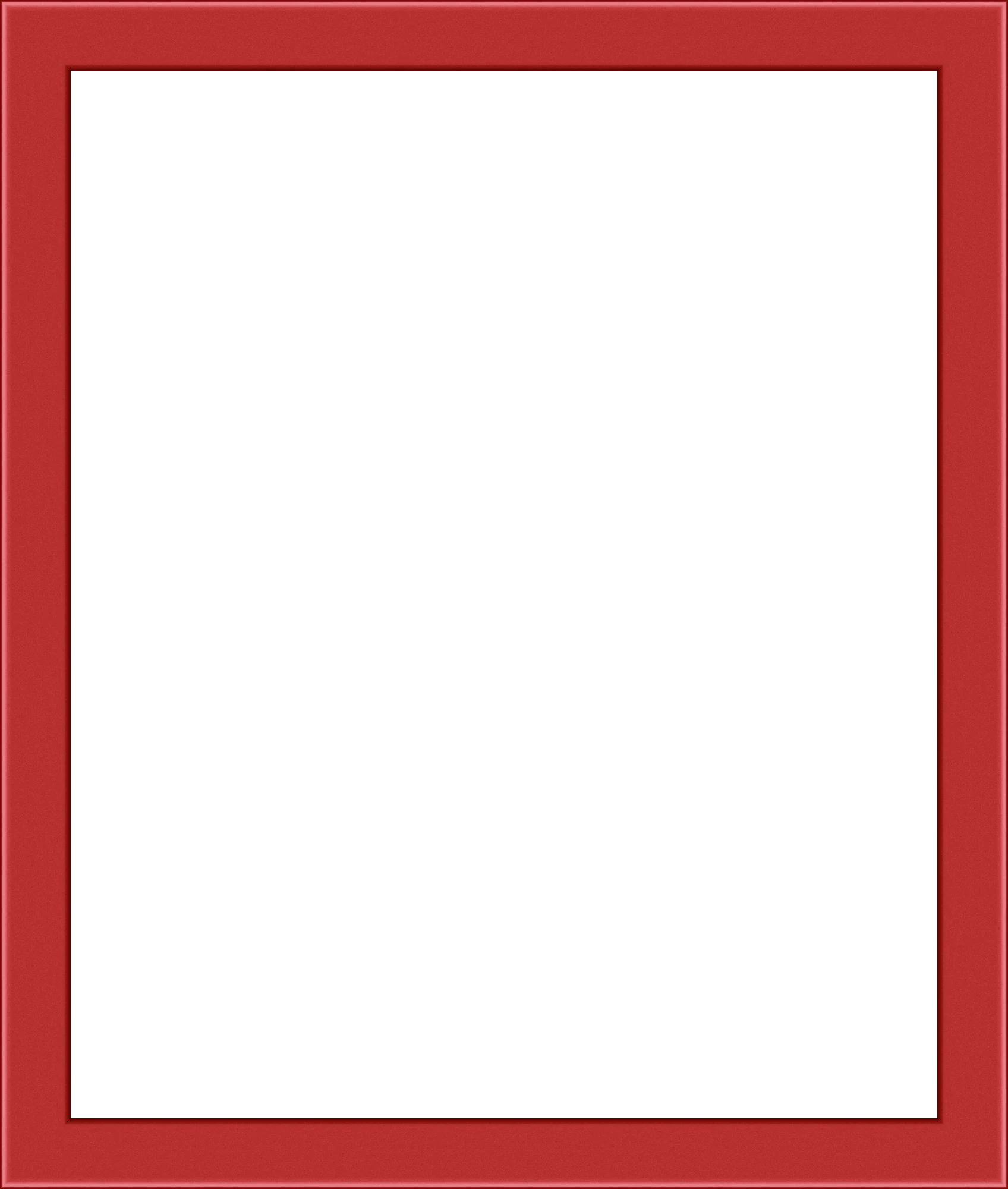 Hackney Frame in Red