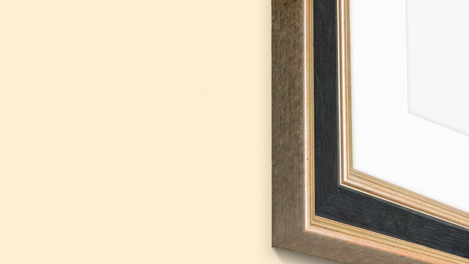 Kensington Frame in Black & Silver