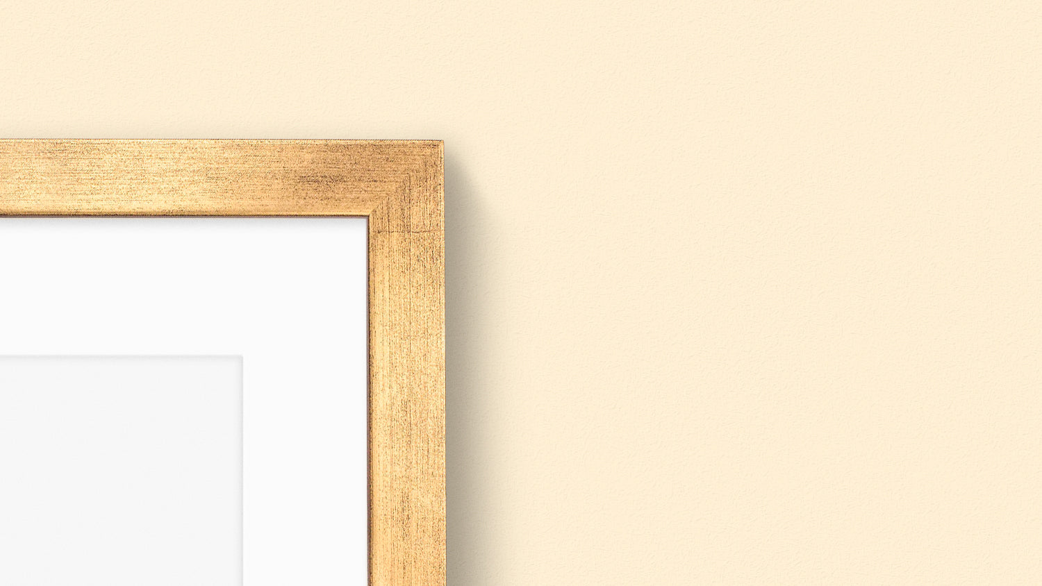 Hackney Frame in Antiqued Gold
