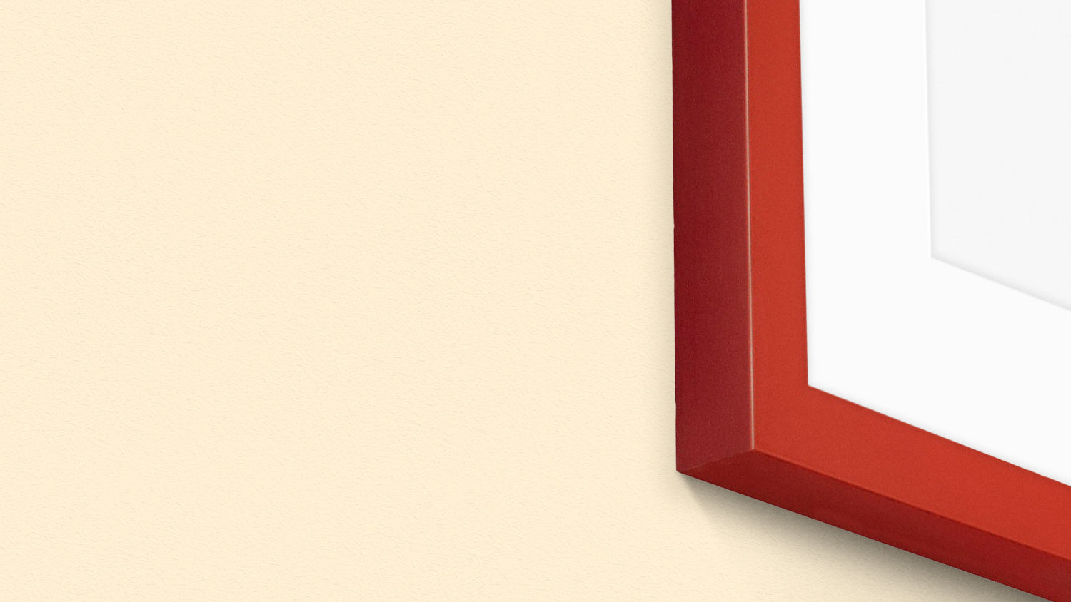 Hackney Frame in Dark Red