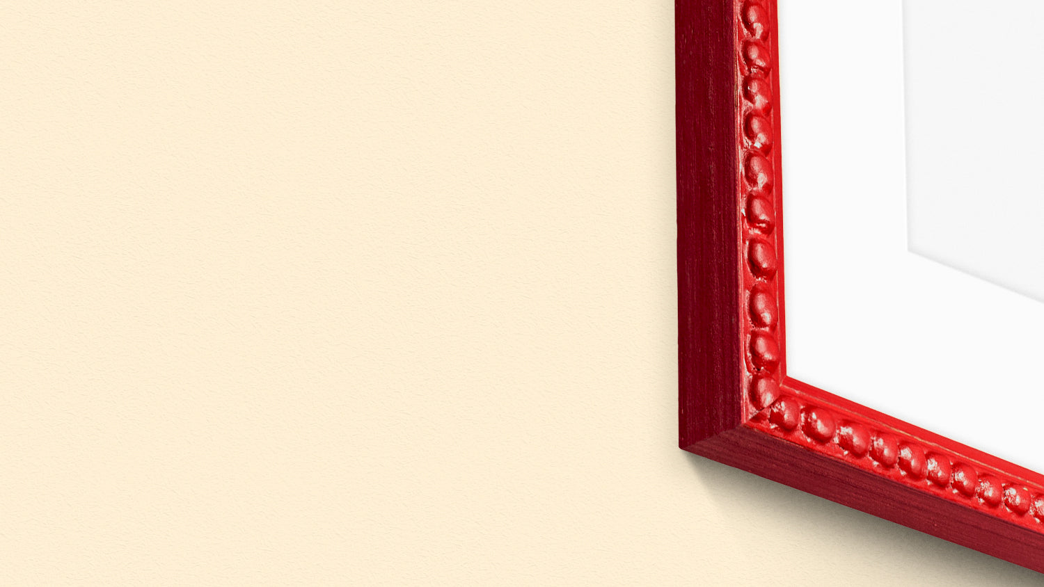 Bobbin Frame in Dark Red