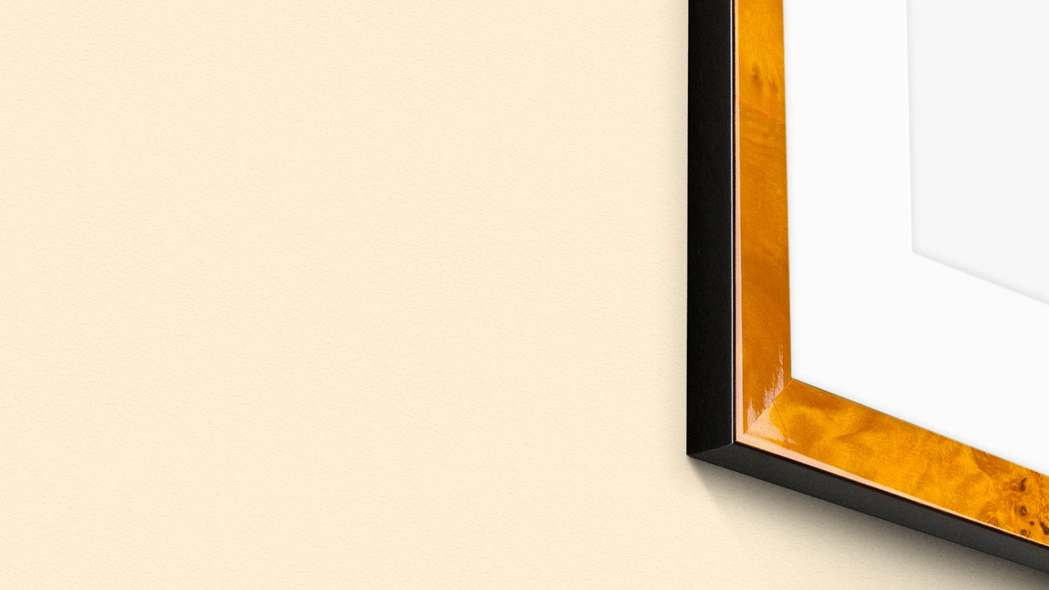 Calicut Frame in Teak Burr