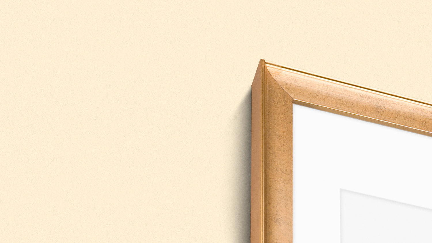 Blake Frame in Distressed Gold