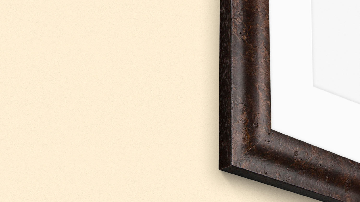 Cantebury Frame in Antiqued Walnut